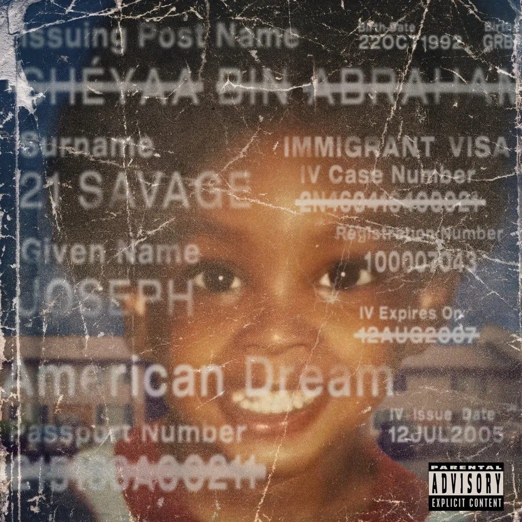 american dream by 21 Savage cover