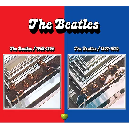 Beatles: 1962-1970 (Red And Blue) by The Beatles cover