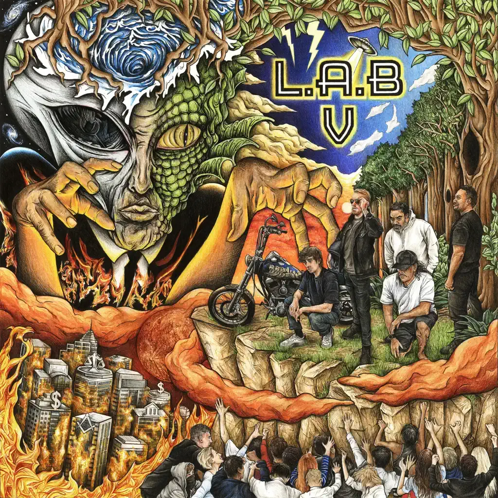 L.A.B V by L.A.B cover