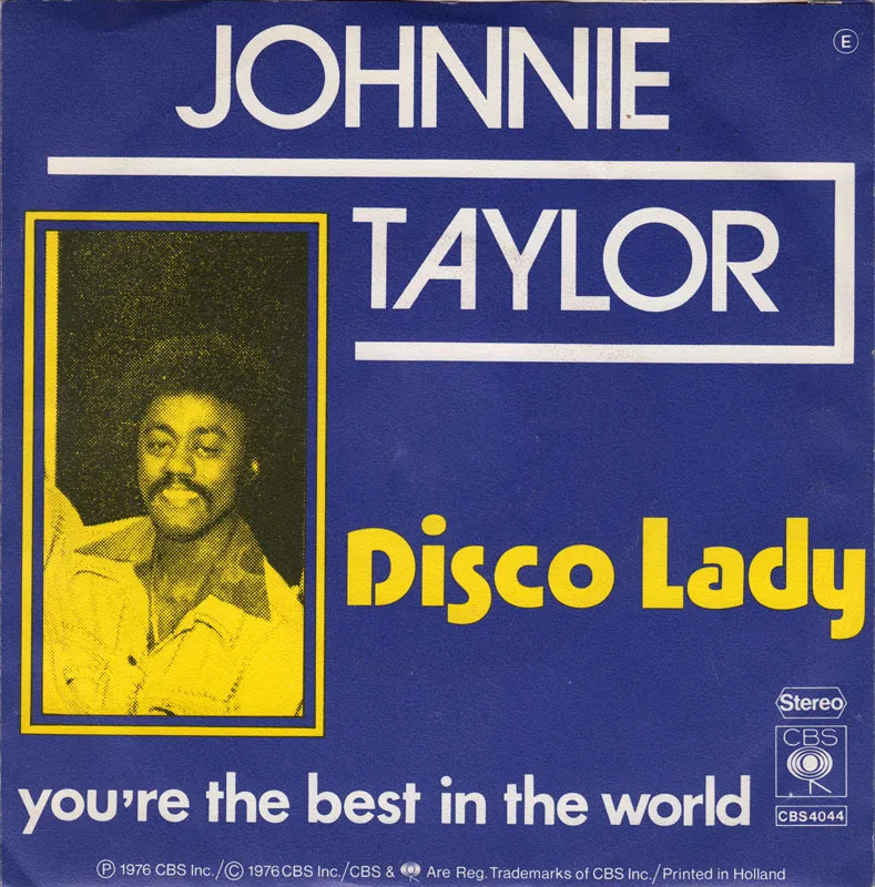 Disco Lady by Johnny Taylor cover