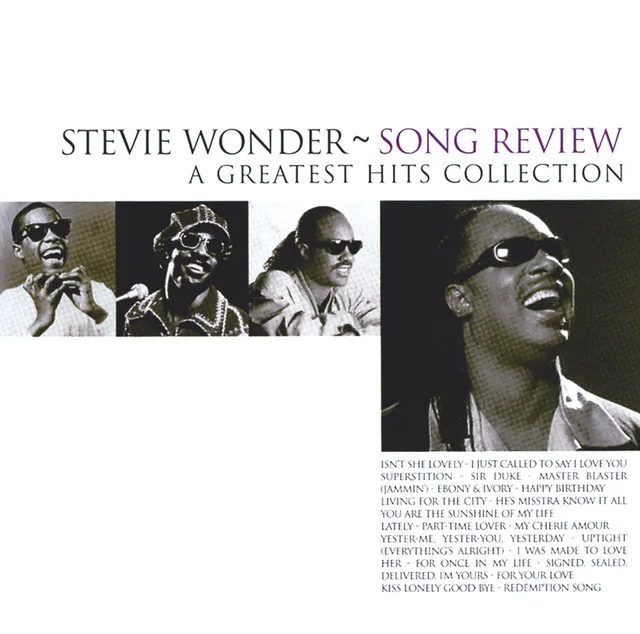 Song Review: A Greatest Hits Collection by Stevie Wonder cover