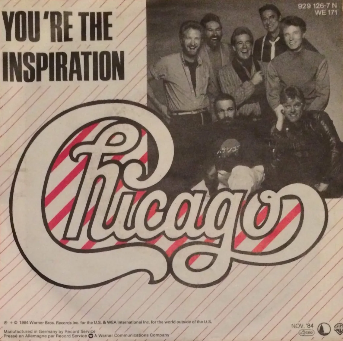 You're The Inspiration by Chicago cover