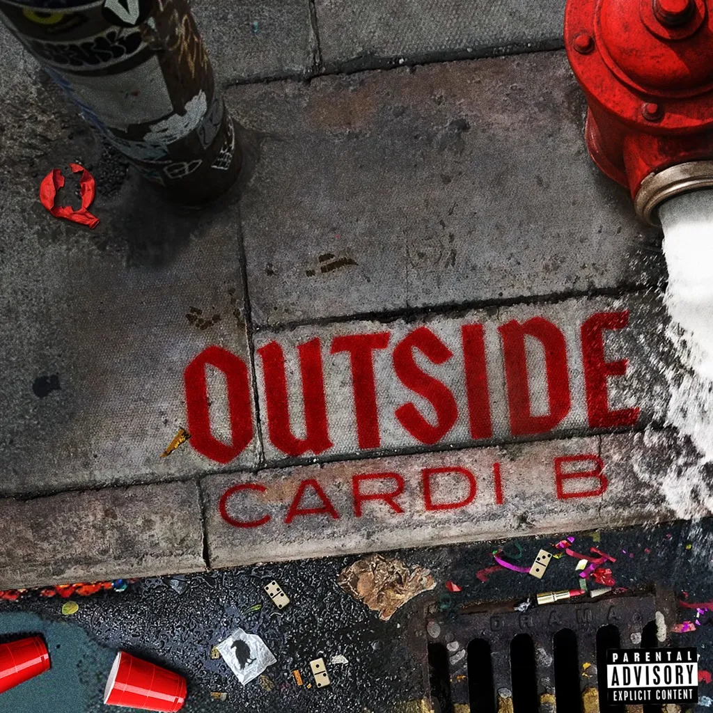 Outside by Cardi B cover