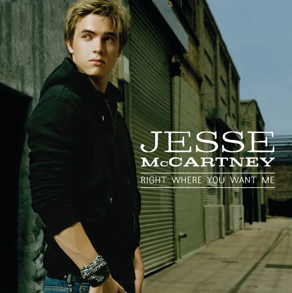 Right Where You Want Me by Jesse McCartney cover