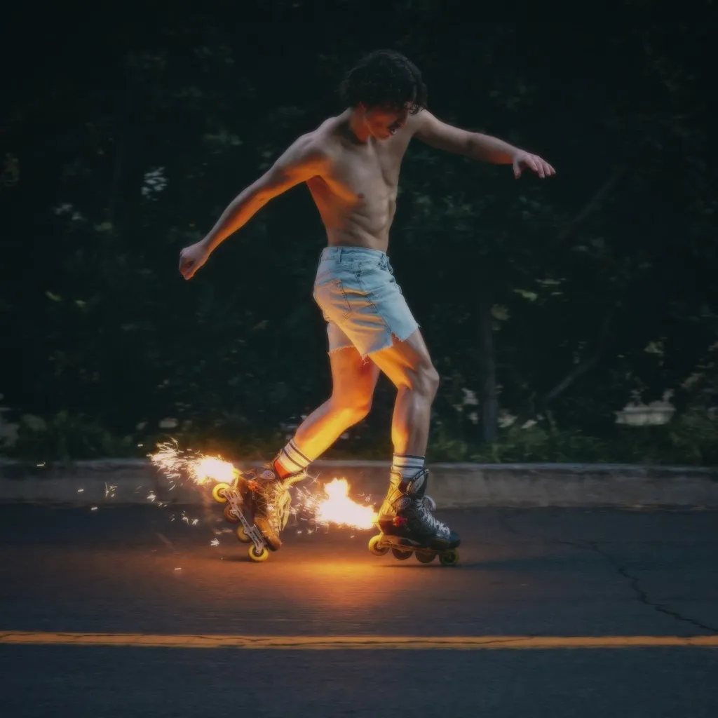 Fireworks & Rollerblades by Benson Boone cover