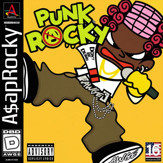 Punk Rocky by A$AP Rocky cover