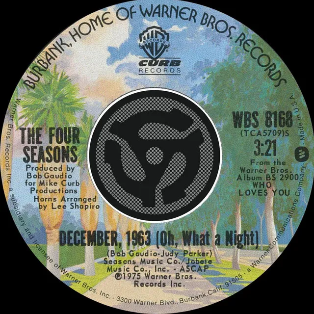 December 1963 (Oh What A Night) by Frankie Valli And The Four Seasons cover