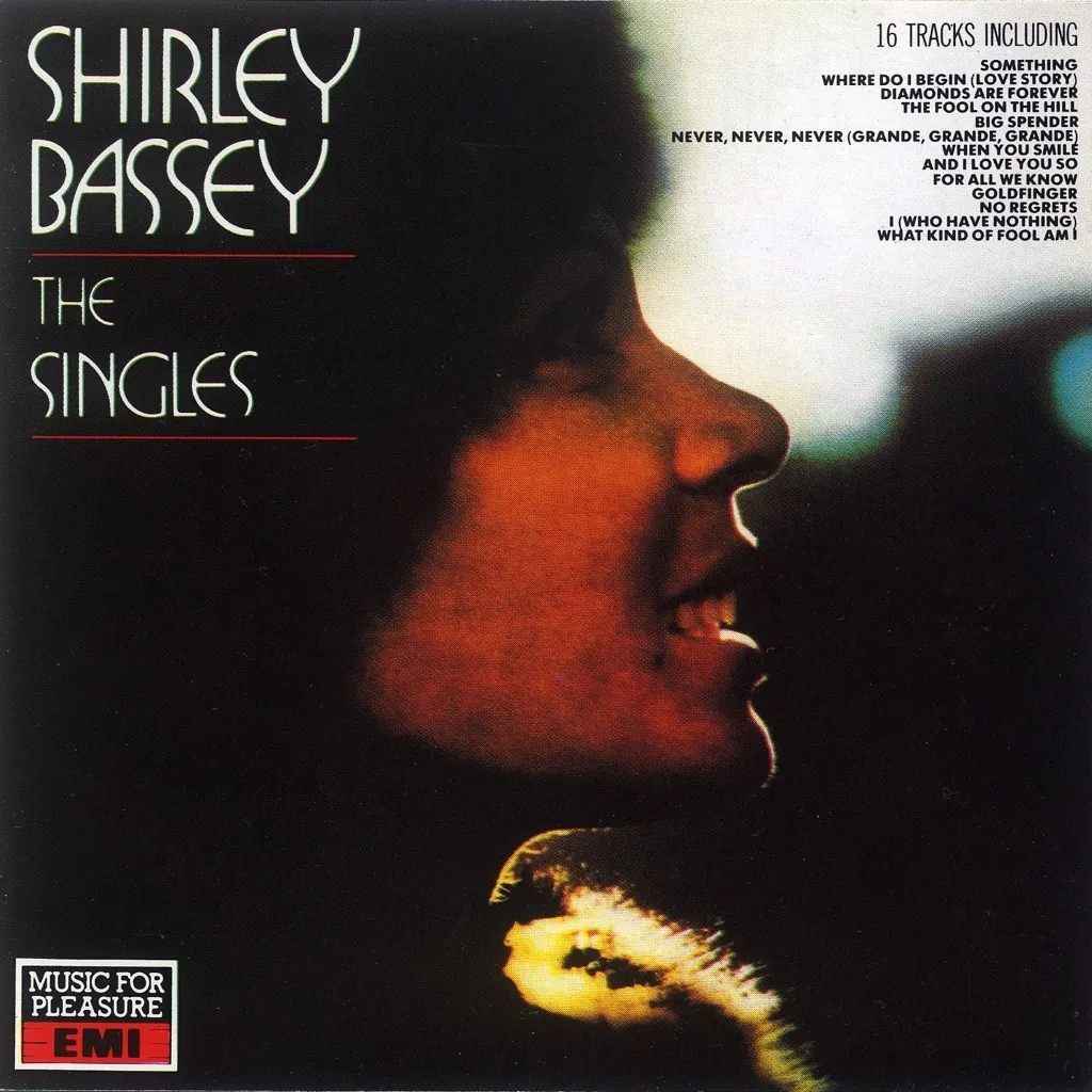 The Shirley Bassey Singles Album by Shirley Bassey cover
