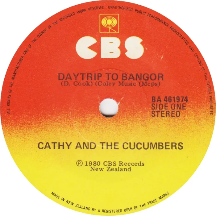 Day Trip To Bangor by Cathy & The Cucumbers cover