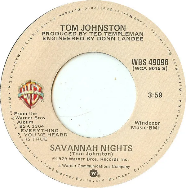 Savannah Nights by Tom Johnson cover