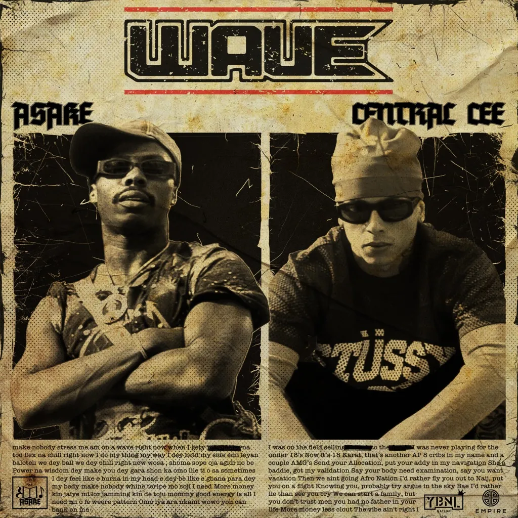 Wave by Asake And Central Cee cover