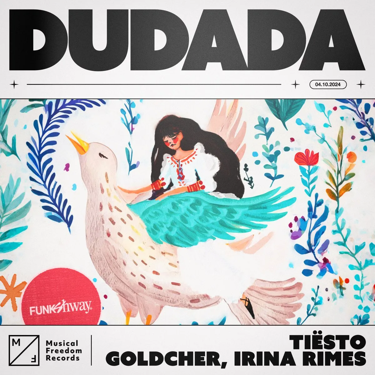 Dudada by Tiësto, Goldcher And Irina Rimes cover