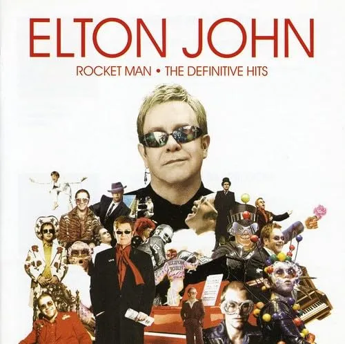 Rocket Man: The Definitive Hits by Elton John cover