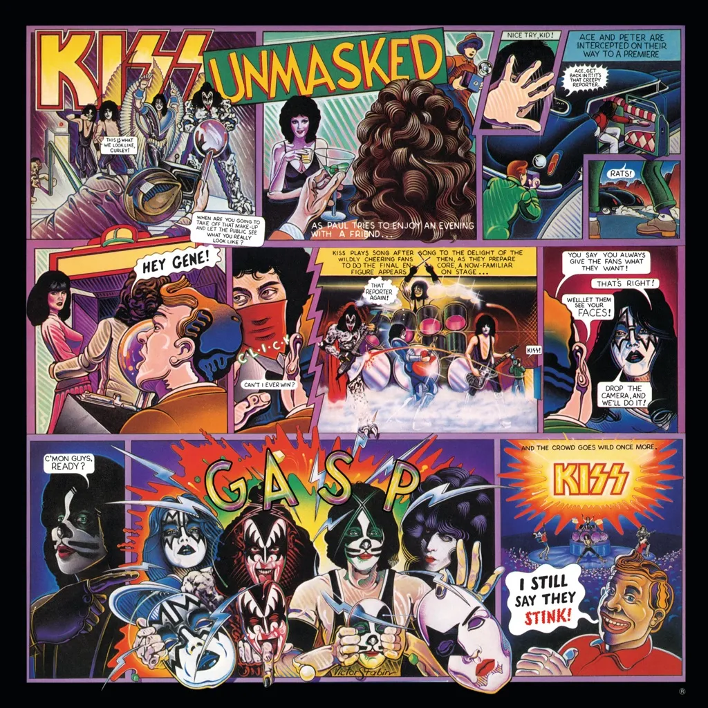 Unmasked by KISS cover