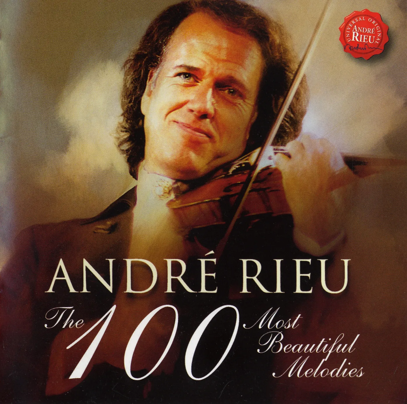 The 100 Most Beautiful Melodies by Andre Rieu cover