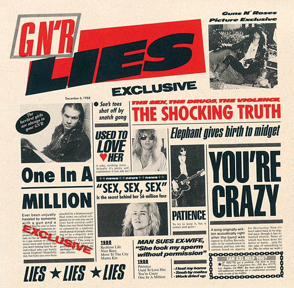 Gnr Lies by Guns N Roses cover