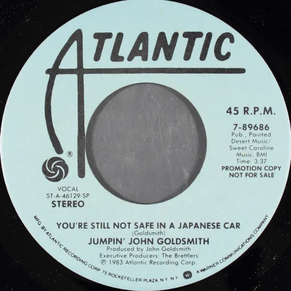 You're Still Not Safe In A Japanese by John Goldsmith cover