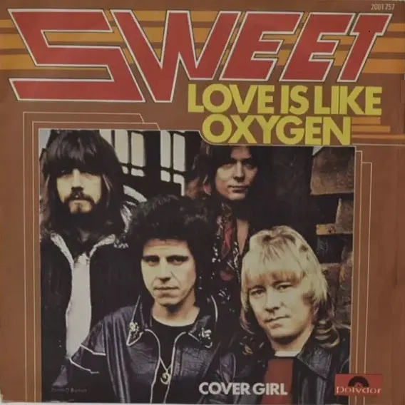 Love Is Like Oxygen by Sweet cover