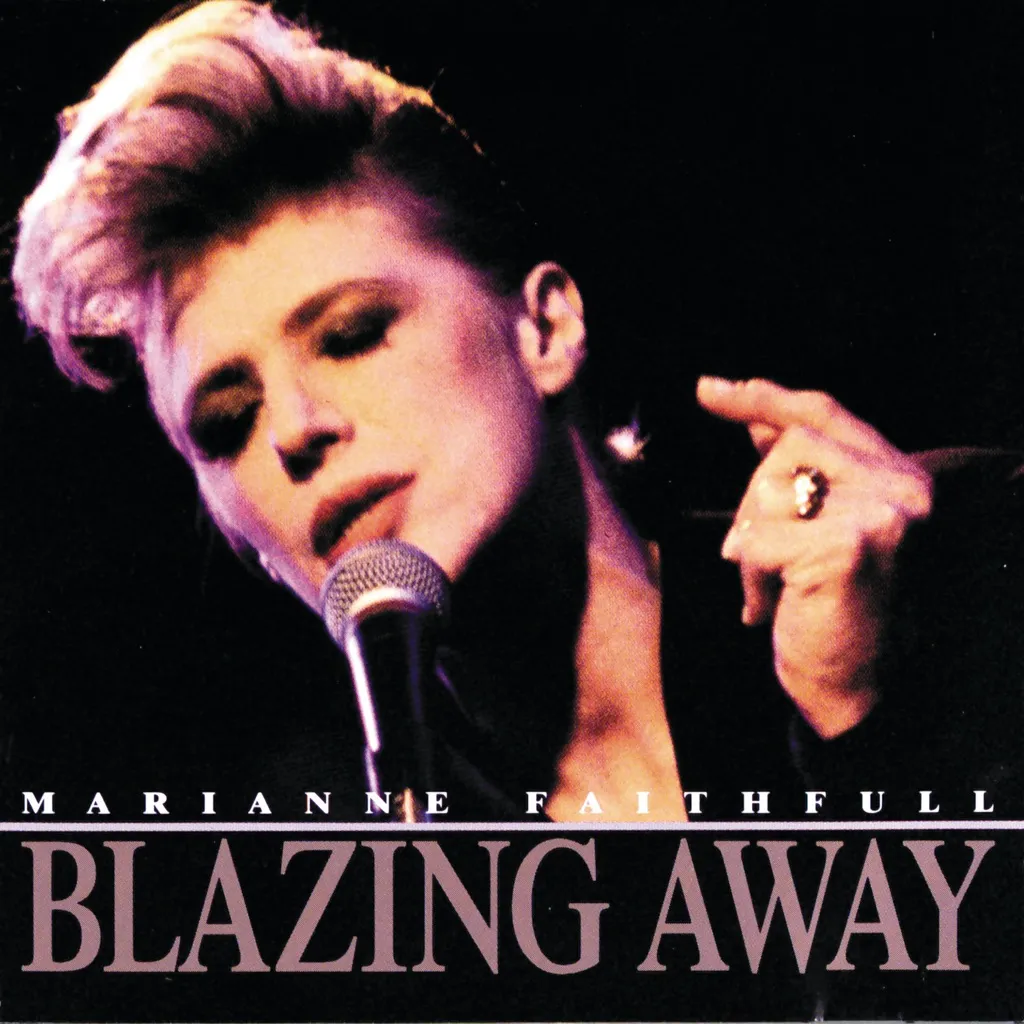 Blazing Away by Marianne Faithful cover