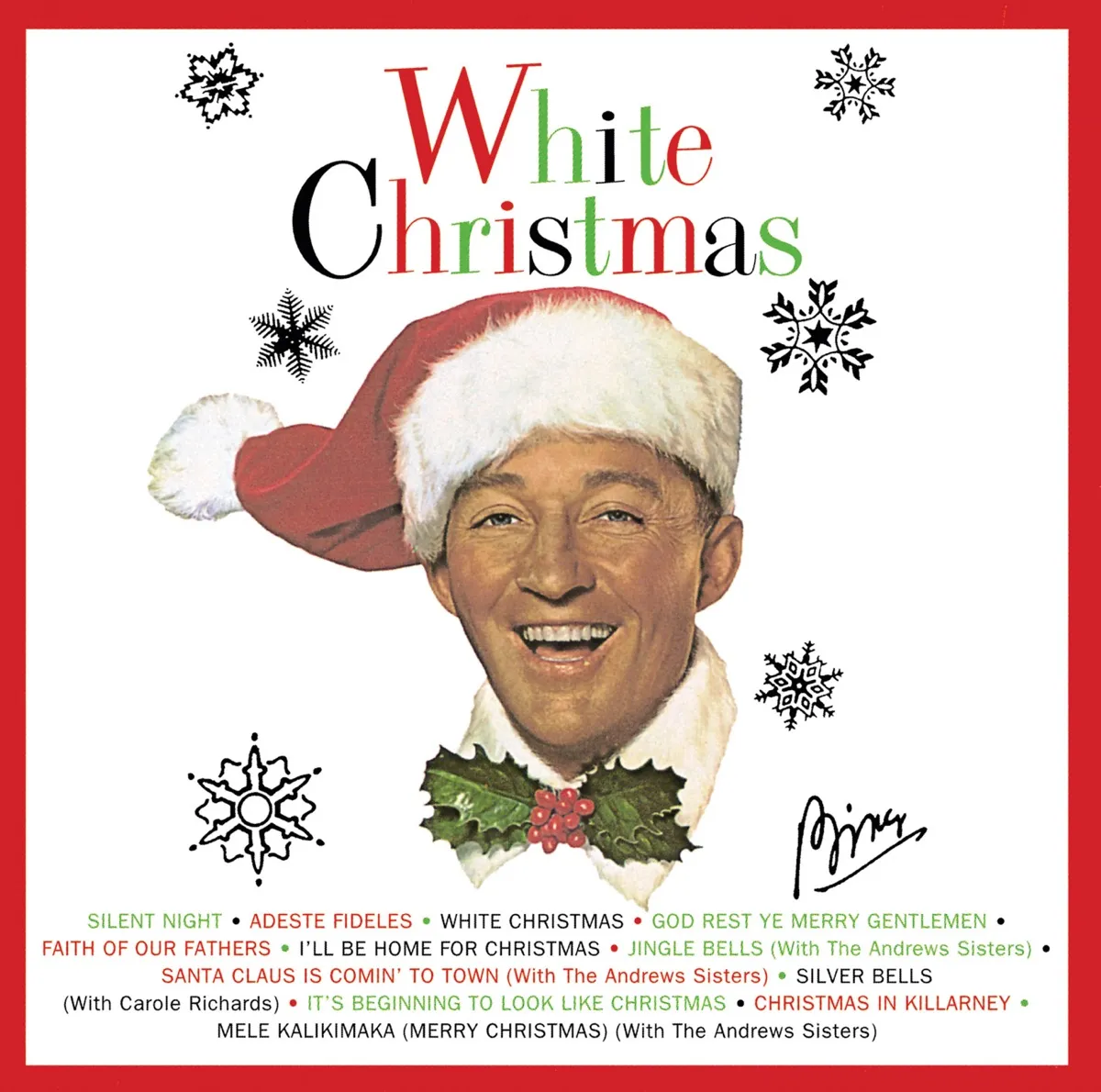 White Christmas by Bing Crosby cover