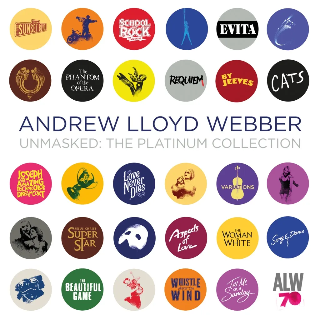 Unmasked: The Platinum Collection by Andrew Lloyd Webber cover