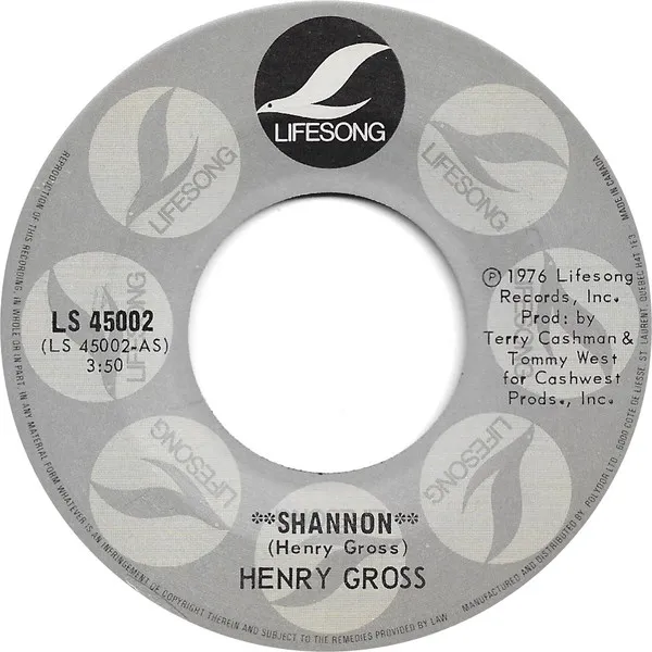 Shannon by Henry Gross cover