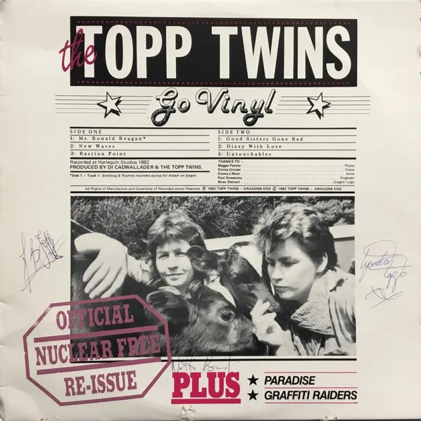 Topp Twins Go Vinyl by Topp Twins cover