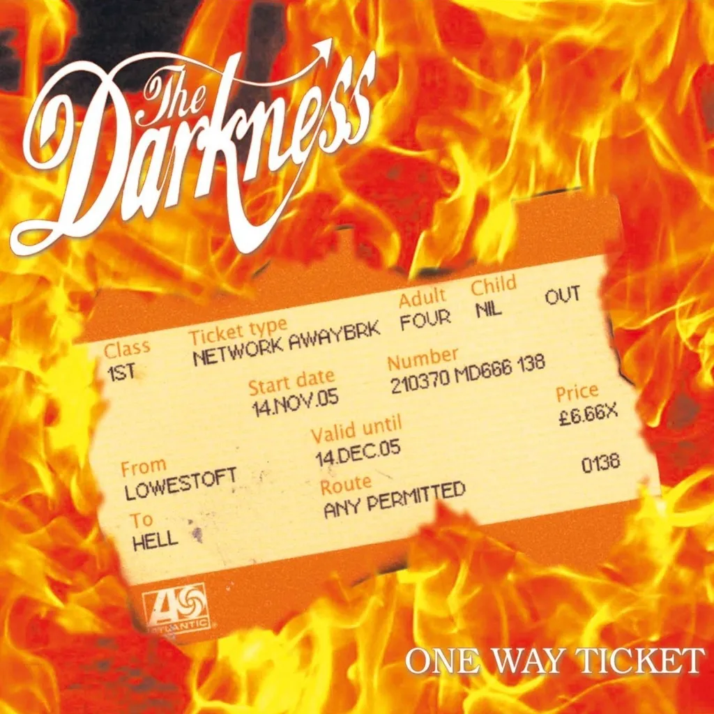 One Way Ticket by The Darkness cover