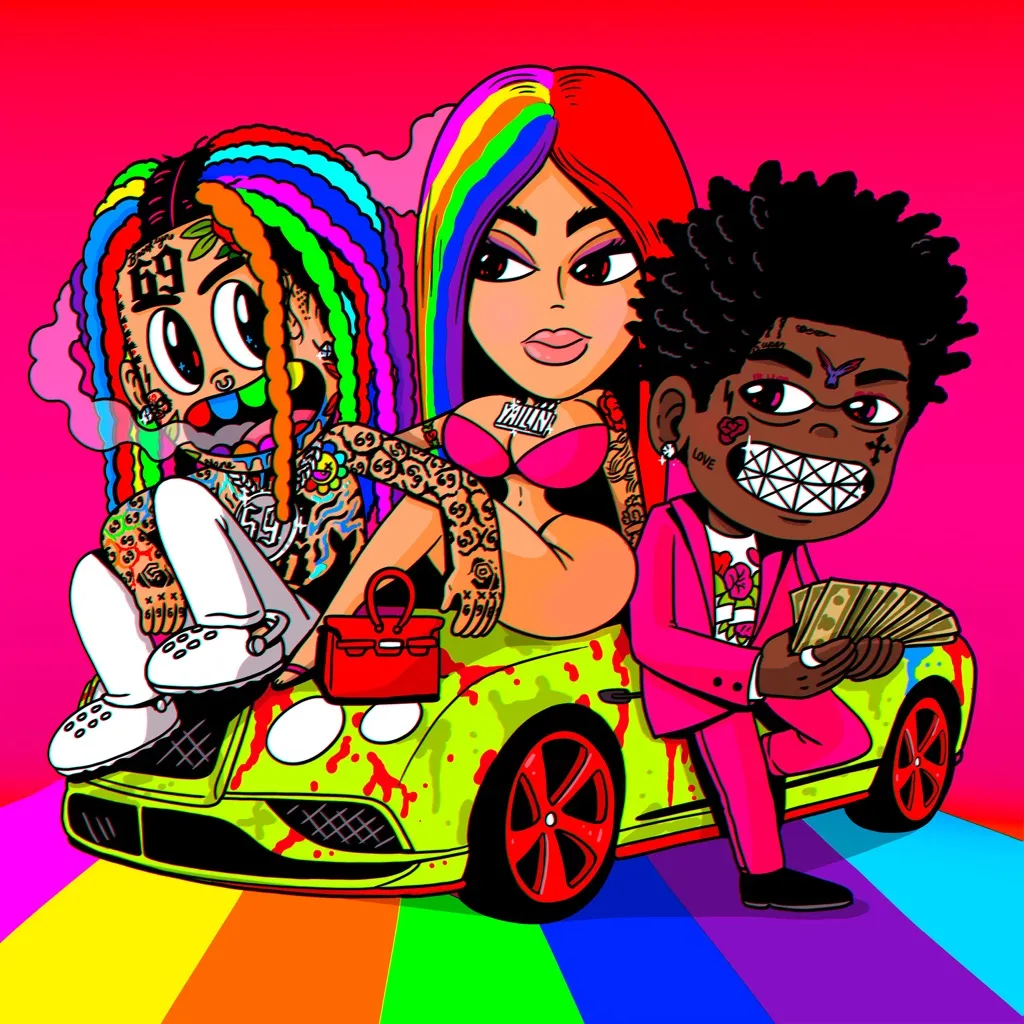 Shaka Laka by 6ix9ine feat. Kodak Black And Yailin la Mas Viral cover