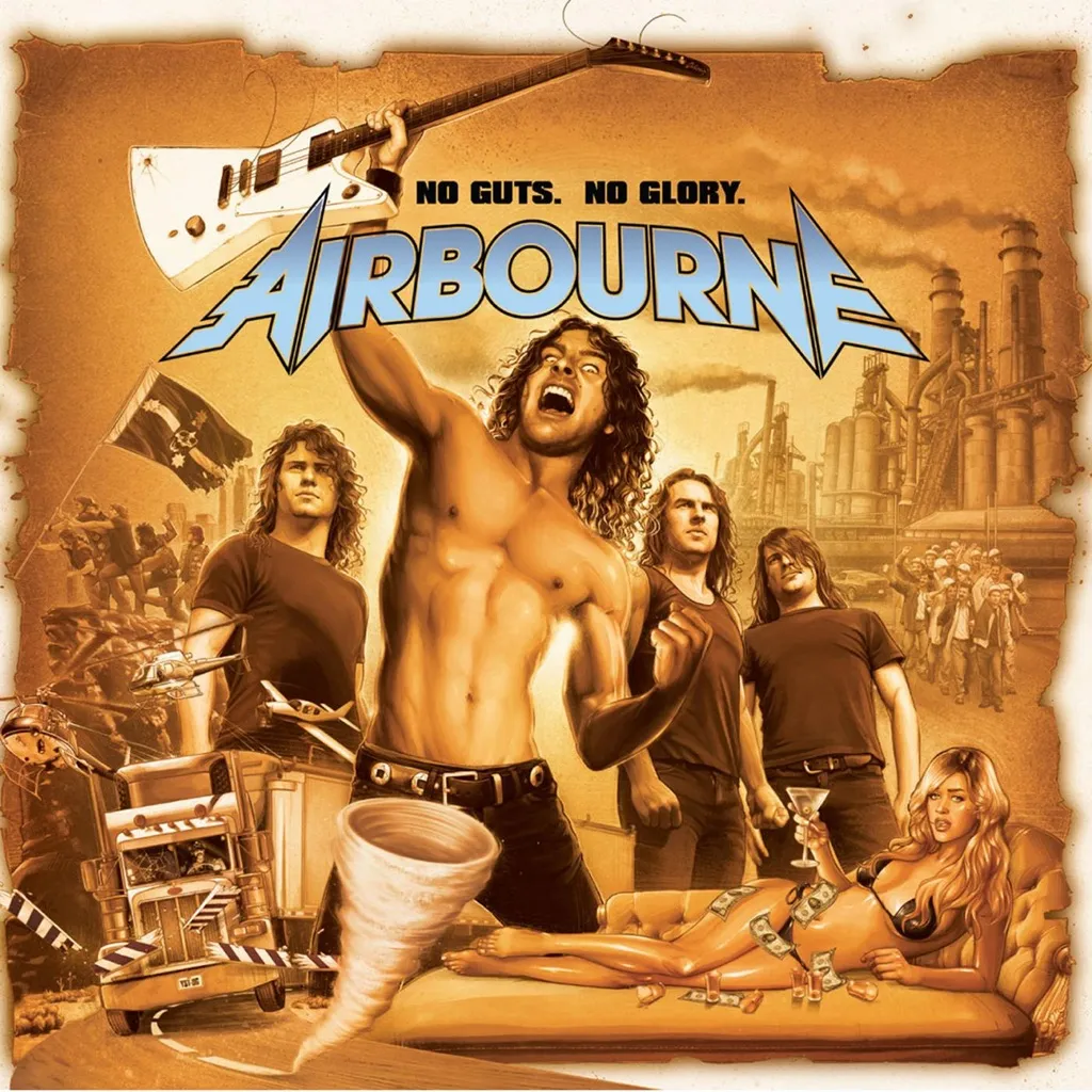 No Guts No Glory by Airbourne cover