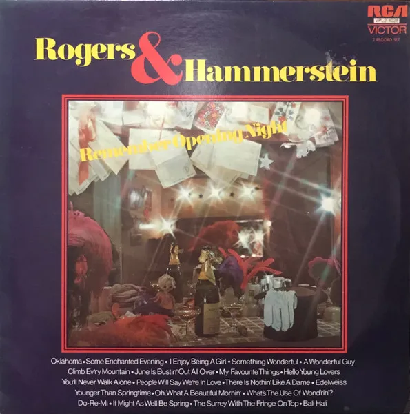 Rogers & Hammerstein: Remember Opening Night by Various cover