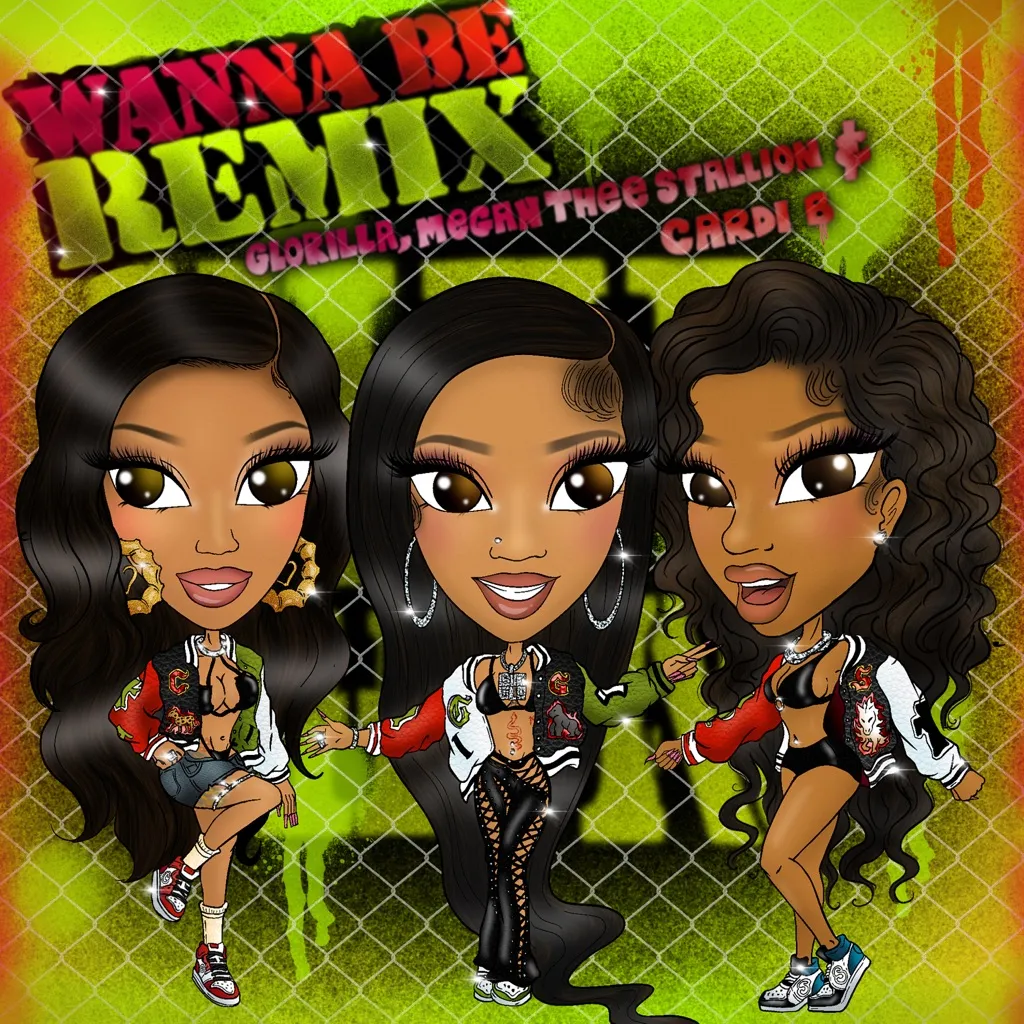 Wanna Be (Remix) by GloRilla, Megan Thee Stallion And Cardi B cover