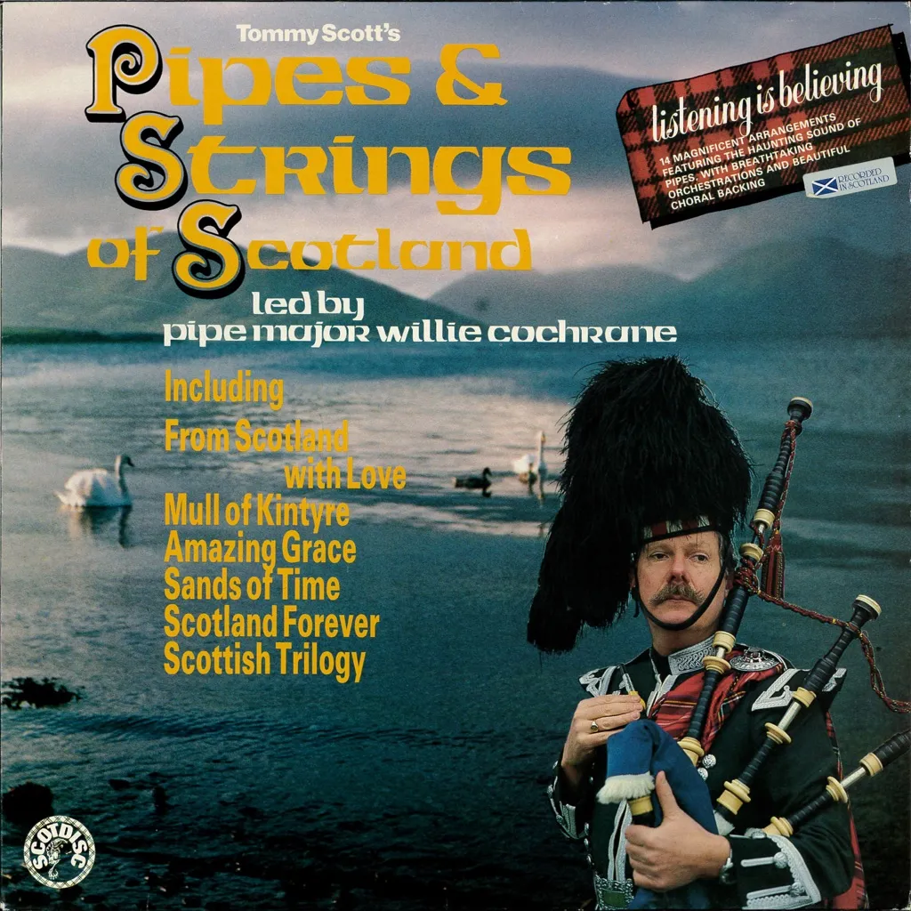 Pipes & Strings Of Scotland by Tommy Scott cover