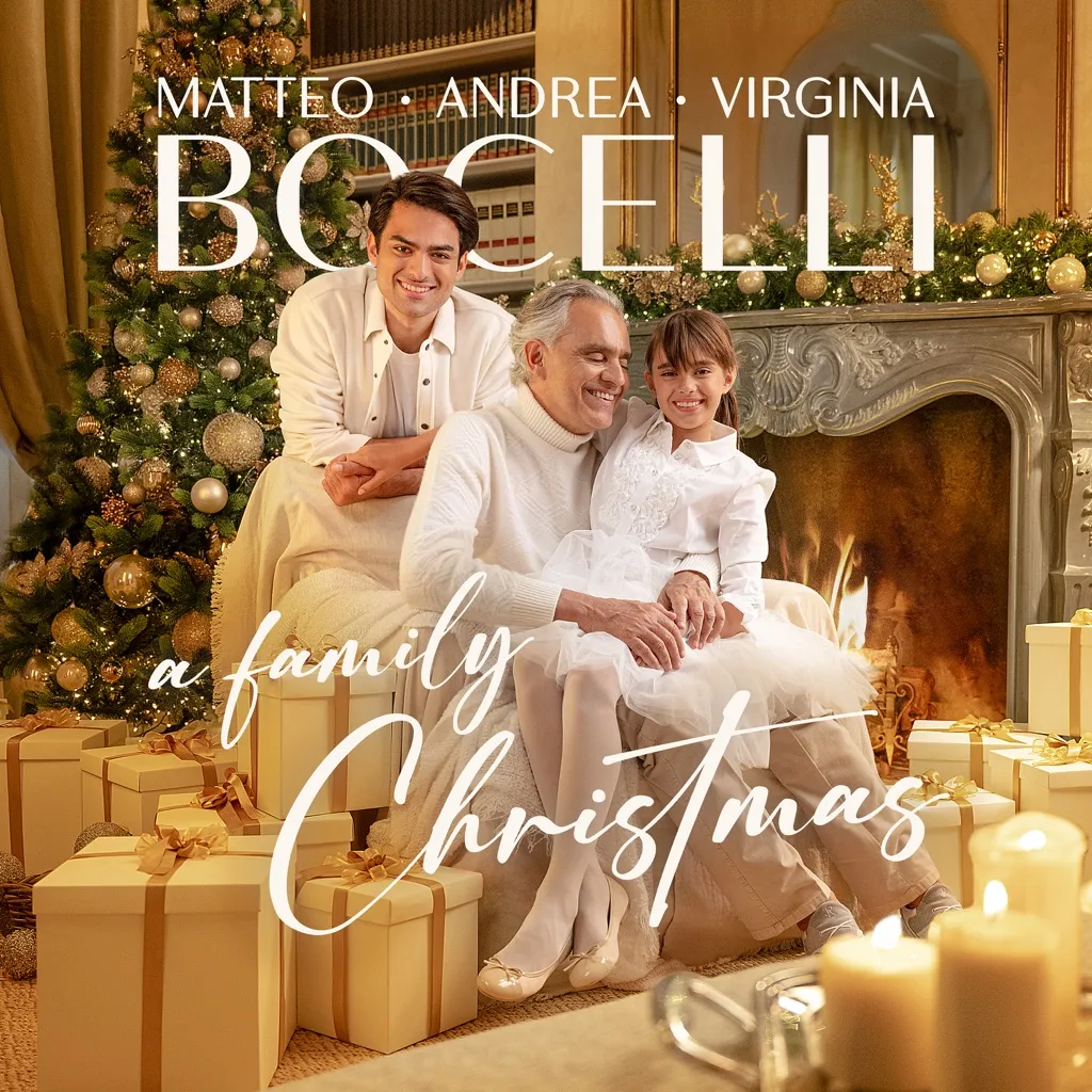 A Family Christmas by Virginia Bocelli, Matteo Bocelli And Andrea Bocelli cover