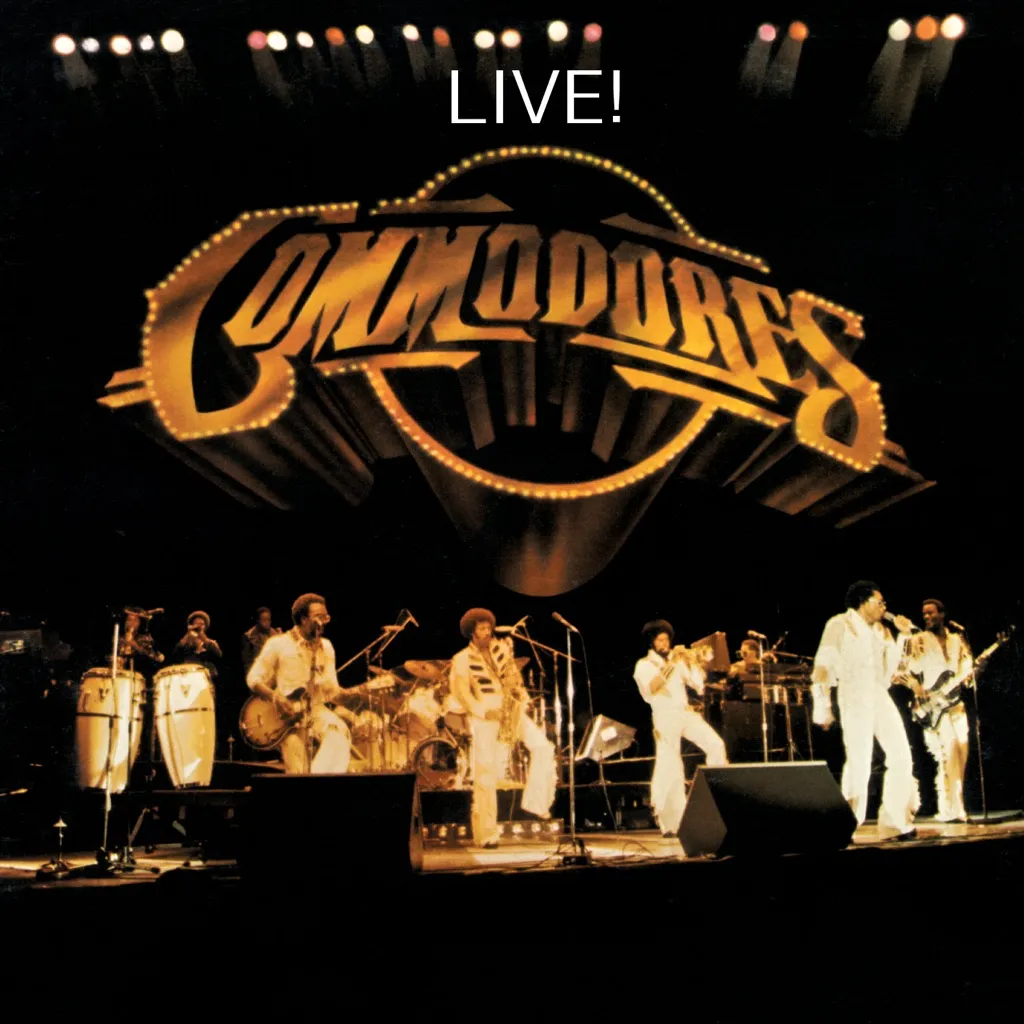 Commodores Live by The Commodores cover