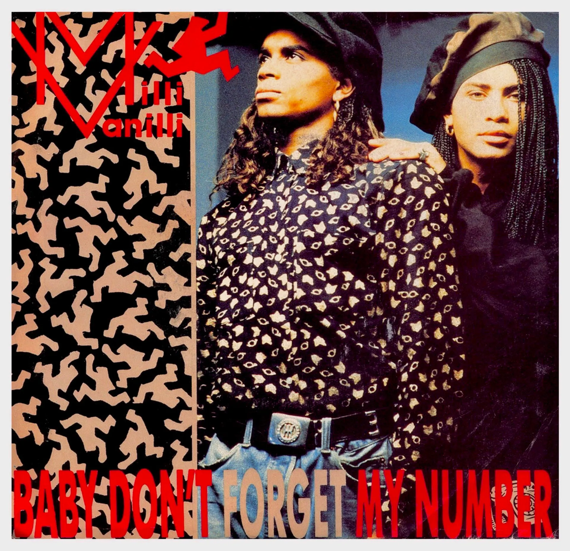 Baby Don't Forget My Number by Milli Vanilli cover