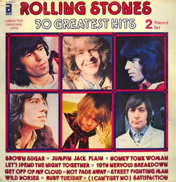 30 Greatest Hits by Rolling Stones cover