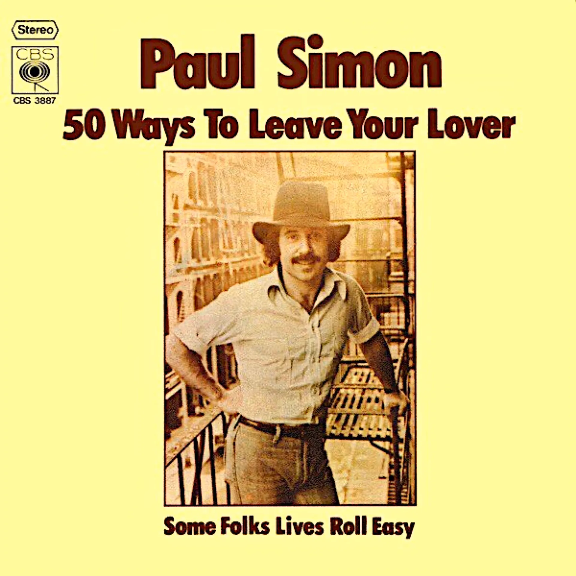 Fifty Ways To Leave Your Lover by Paul Simon cover