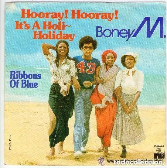 HOORAY HOORAY by Boney M cover