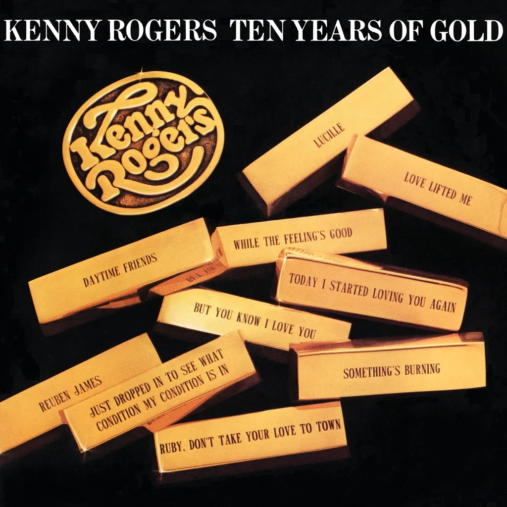 Ten Years Of Gold by Kenny Rogers cover