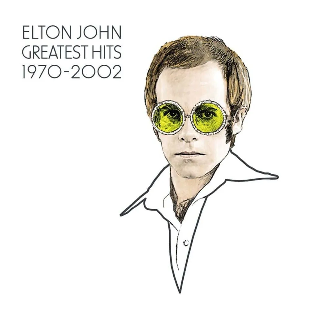 GREATEST HITS 1970 - 2002 by Elton John cover