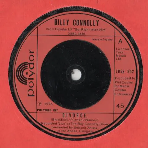 D.I.V.O.R.C.E. by Billy Connolly cover