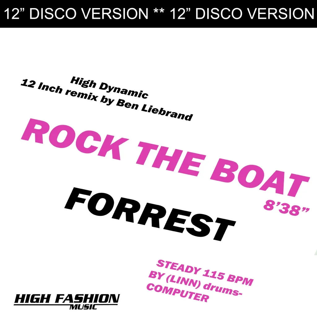 Rock The Boat by Forrest cover