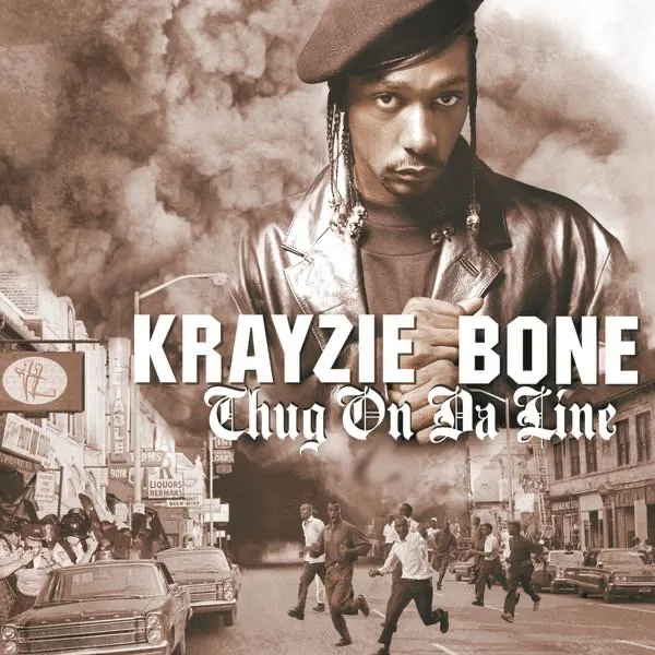 THUG ON DA LINE by Krayzie Bone cover