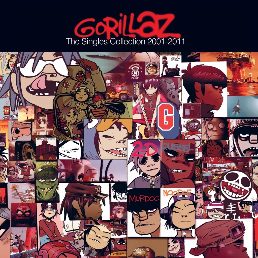 The Singles Collection: 2001-2011 by Gorillaz cover