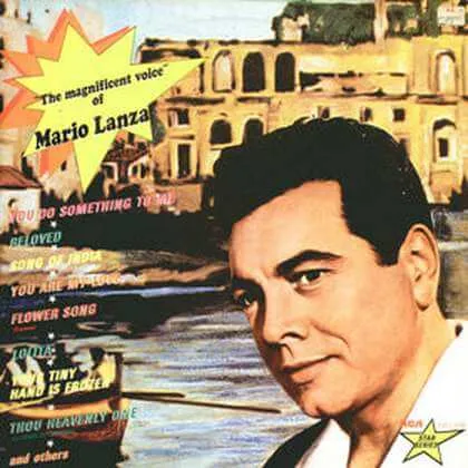 The Magnificent Voice of Mario Lanza by Mario Lanza cover