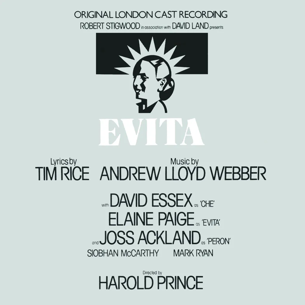 Evita Cast Recording by Original London Cast cover