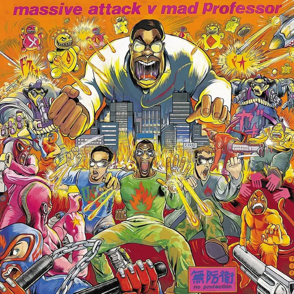 No Protection by Massive Attack vs. Mad Professor cover