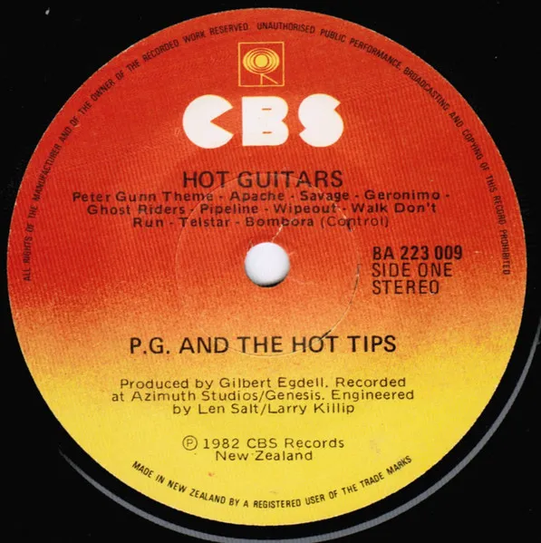 Hot Guitars by P.G. And The Hot Tips cover