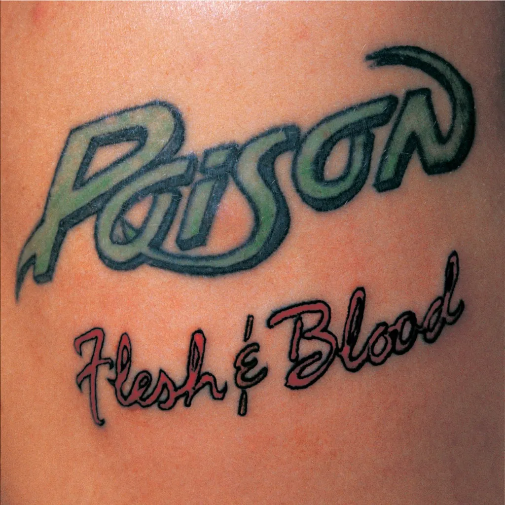 Flesh And Blood by Poison cover